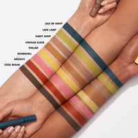 e.l.f. No Budge Matte Shadow Stick, One-Swipe Cream Eyeshadow Stick, Long-Wear & Crease Resistant, Matte Finish, Cool Beans
