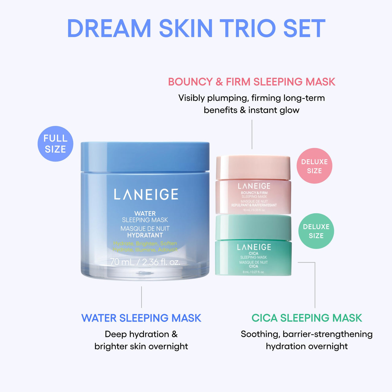Laneige Dream Skin Trio Set