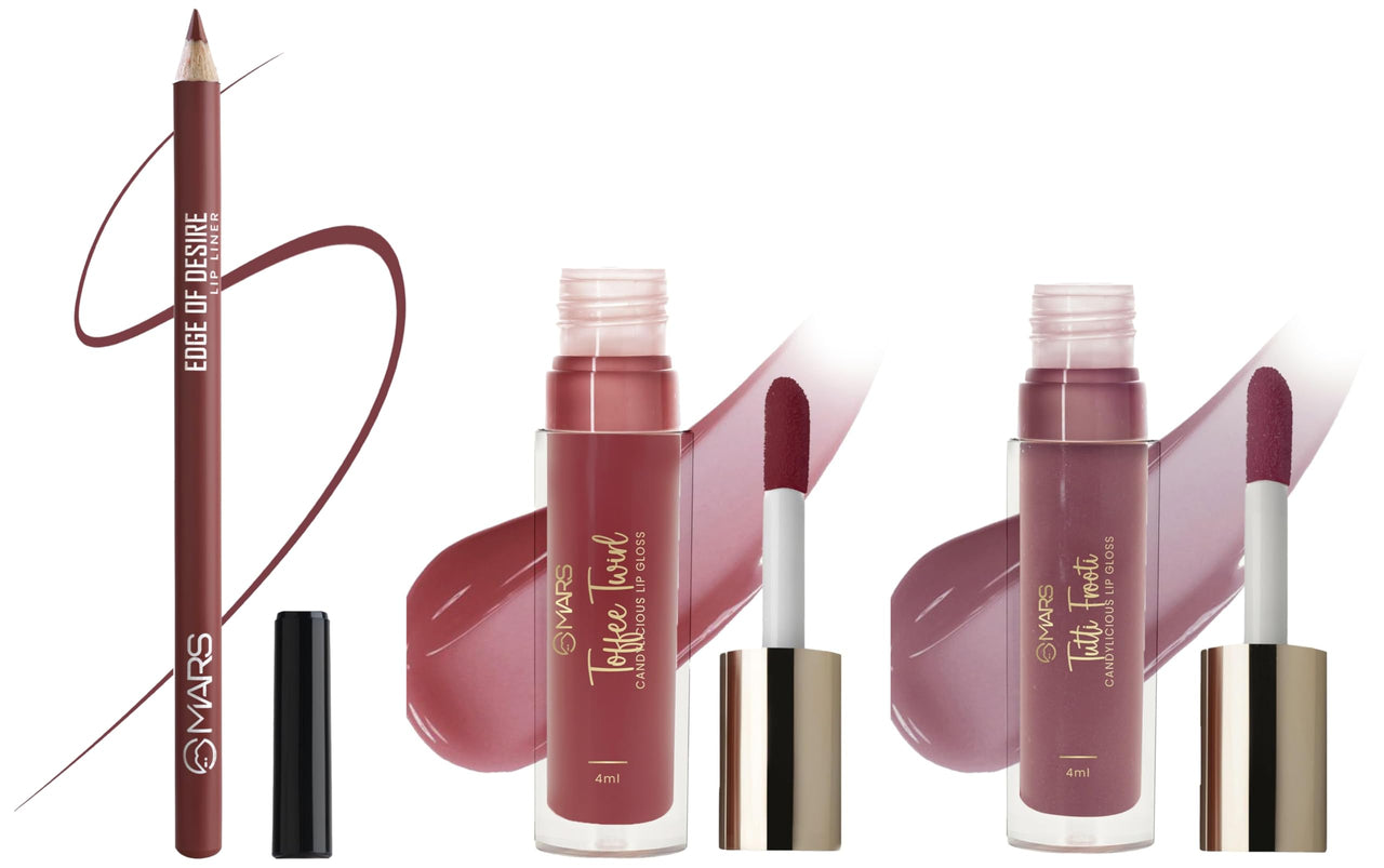 MARS Candylicious Lip Gloss 2pk, Matte Liner