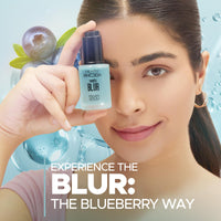 Hilary Rhoda Smooth Blur Primer Serum | Pore Minimising Serum for Face | Moisture-Locking | Infused with Niacinamide | Ultra-hydrating & Nourishes Skin | 30ml (Blueberry - Shade 02)