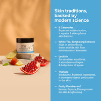 CITTA Ceramides & White Tea Moisturizer for Men & Women | Hydrating Face Moisturizer with Niacinamide for Dry Skin | Daily Use for All Skin Types | Power Blend of Ceramides & White Tea | 50 gm