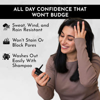 StyleMake Thickener Hair Fiber Light Brown 28gm With Pump For Thin & Fine Hair Instantly Transform | Hair Thickening Fibre Spray For Men & Women | Hair Loss Concealer | (Light Brown Fiber + Applicator)