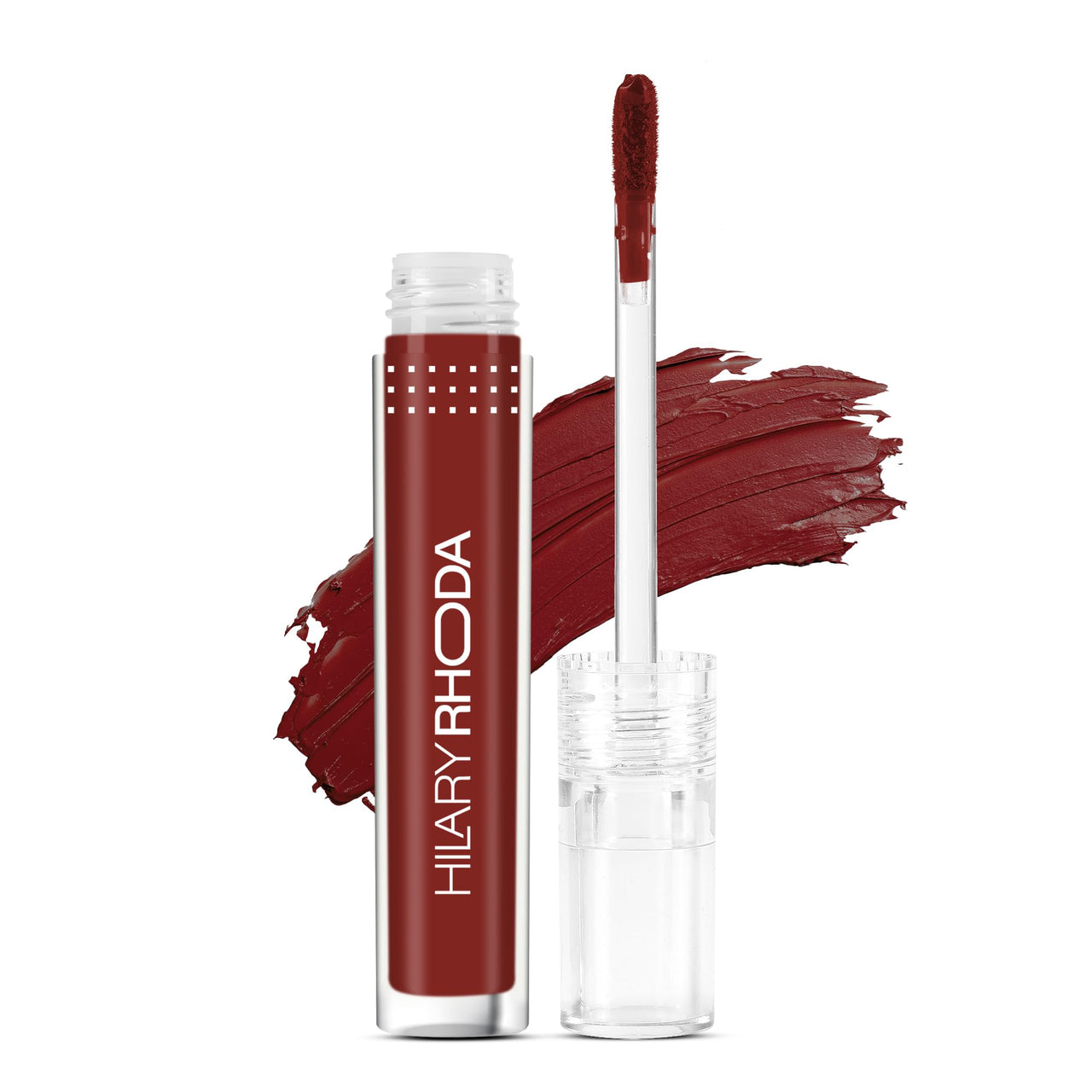Hilary Rhoda Power Of Matte Liquid Lipstick | Buildable Colour | Long Lasting & Matte Finish | Lightweight & Non-Drying Formula | Smudge Proof & Non-Transferable | 3ml (Pink Rosewood - Shade 09)
