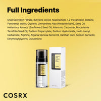 COSRX 74% Snail Mucin Dual Essence with Niacinamide 5% + | Anti Aging Face Serum for Dull Skin | Hydrates, Brightens and Repairs | Korean Skincare for Women & Men | 80 ml