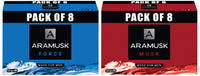 Aramusk Musk Soap, 125g(Pack of 8) & Aramusk Force Soap, 125g(Pack of 8)