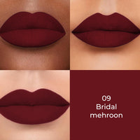 Colors Queen Color Stay Matte Lipstick | Highly Pigmented Ultra Matte Long Lasting Lipstick | One Stroke Application, Hydrating & Weightless Formula | Non Transfer Lipstick for Women (Bridal Maroon, 2.1g)