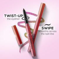 RENEE Holographic Crayon Eyeliner, Smudge-Proof,Shimmery Finish & Long-Lasting, Easy Glide & Quick-Drying Formula With Monochrome Effect, Intense Color Pay-Off, Infused With Vitamin E, 05 Mars, Pink