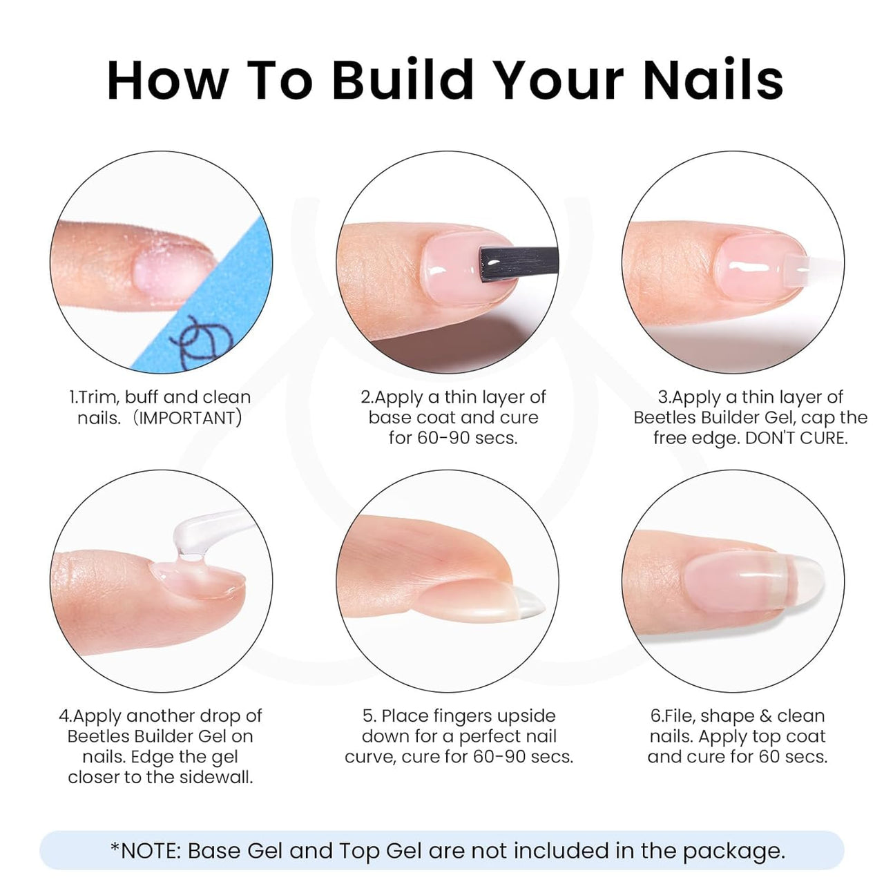 Bolt Bee 8-in-1 Nail Glue Gel – Builder Gel for Nail Extension, Repair, Strengthening, Apex Building, Blooming & Rhinestone Fixing – Soak Off UV/LED Gel, 15ml