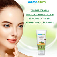 Mamaearth Natural Radiance Combo (Anti-Pollution Daily Face Cream 80ml + Ubtan Face Wash 100ml) for Brightening,Brightens Skin
