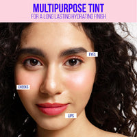 Blue Heaven Blush & Juicy Lip & Cheek Tint Infused with Pomegranate & Strawberry Extract | Multipurpose 3 in 1 Lip Tint | Long Lasting, Water Proof & Hydrating Liquid Blush, Watermelon Juice, 9ml