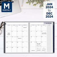 AT-A-GLANCE 2024 Monthly Planner, DayMinder, 8-1/2