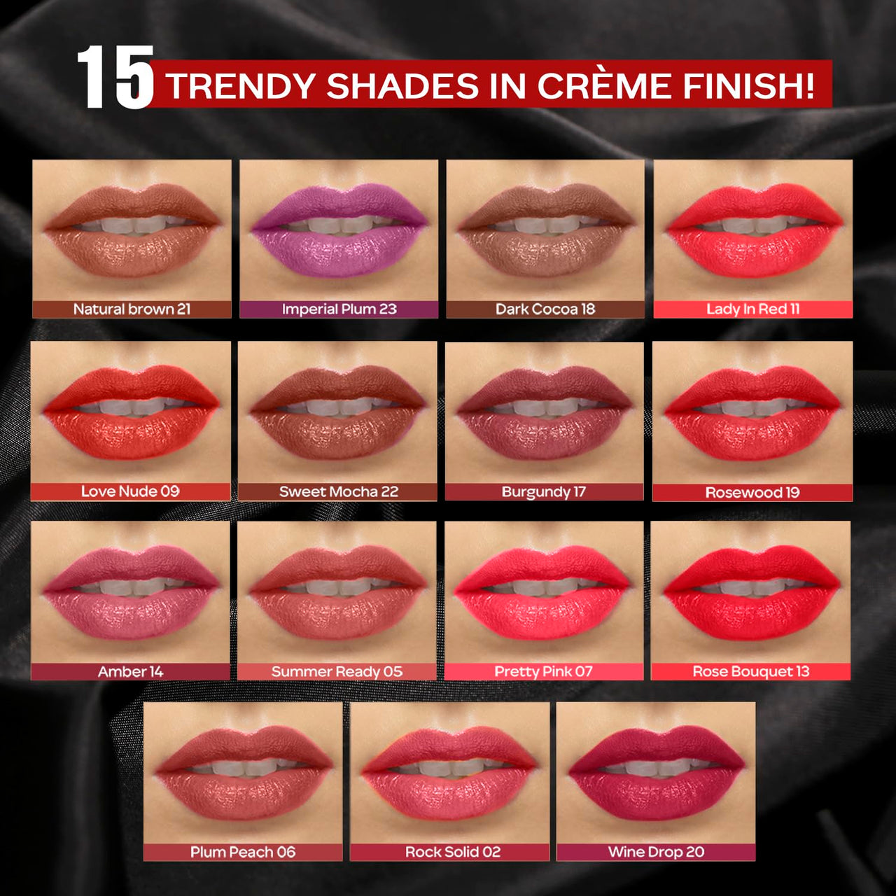 FACES CANADA Weightless Creme Finish Lipstick - Amber (Pink), 4g | Creamy Finish | Smooth Texture | Long Lasting Rich Color | Hydrated Lips | Vitamin E, Jojoba Oil, Shea Butter, Almond Oil