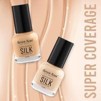 Seven Seas Super Coverage Silk Foundation Matte Finish & Poreless, Blendable Normal to Oily Skin Combination Smooth WIth Flawless Beauty (Skin)