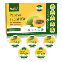 Bee One Facial Kit for Radiant Skin and Youthful Glow 125g Beeone Fights pigmentation and prevents Acne | Suitable for All Skin Types | Get upto 5 uses in this 1 Kit (Papaya)