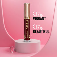 Seven Seas Pure Liquid Lipstick, Matte Finish, Purple (Rose Bud Cherry, 7ml)