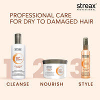 Streax Professional Vitariche Care Repair Max Shampoo For Women | Hair Shampoo With Biovit-A-OX Complex, Hydrolysed Flax Protein & Ceramide| Mild Shampoo For Dry, Damaged Hair, 300ml