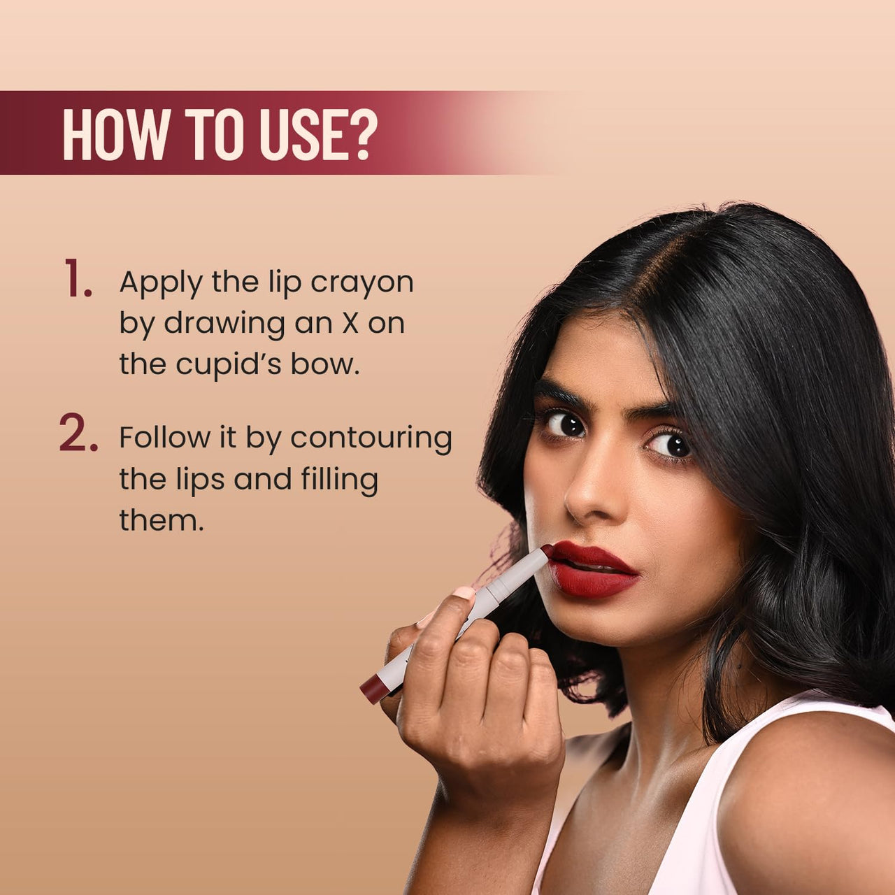 Swiss Beauty Non-Transfer Matte Cat Lip Crayon | Water-Resistant | Long-Lasting 8 Hours Stay | Retractable Lip Crayon | Shade - Choclate Fudge, 1.5g |