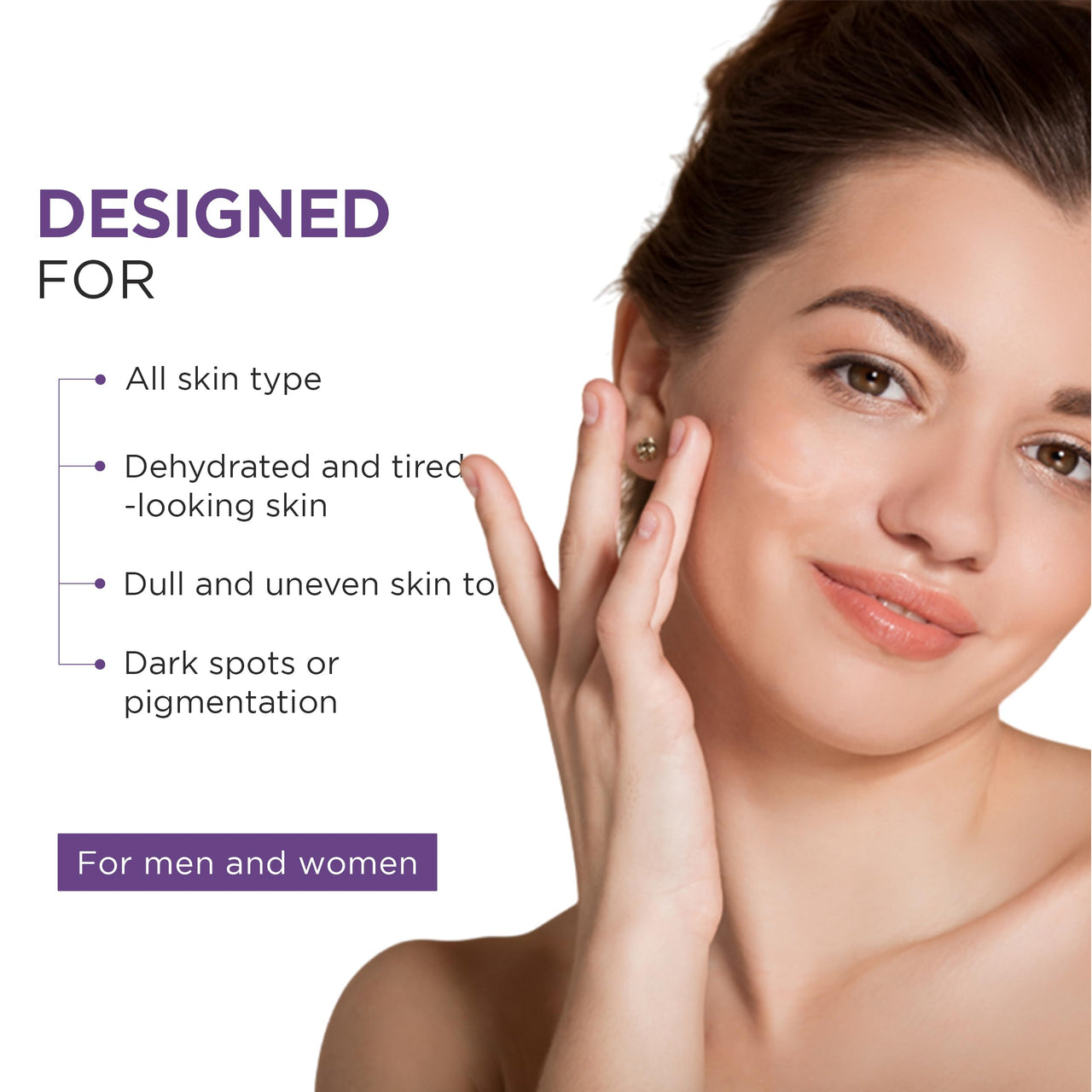 Oshea Herbals Glopure Lightening Face Serum For Normal Skin Type | Hydrates, Lightens & Evens Skin Tone | Enriched with Lemon Peel & Liquorice Extracts - 30ml