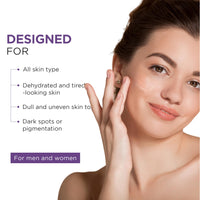 Oshea Herbals Glopure Lightening Face Serum For Normal Skin Type | Hydrates, Lightens & Evens Skin Tone | Enriched with Lemon Peel & Liquorice Extracts - 30ml