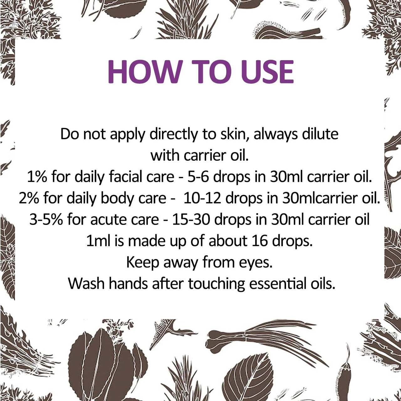 Deve Herbes Pure Lavender Essential Oil (Lavandula angustifolia) with Glass Dropper Steam Distilled 30ml