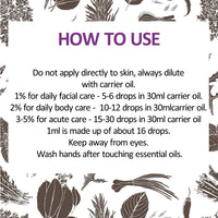 Deve Herbes Pure Lavender Essential Oil (Lavandula angustifolia) with Glass Dropper Steam Distilled 30ml