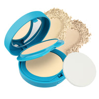 Beauty Berry 2 in 1 Oil Compact Powder | Matte Finish, High Coverage, Lightweight & Silky Smooth Texture | Long Lasting Compact Powder for Women (02 - Natural, 22.5g)