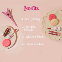 Tint Cosmetics Emily in Paris Hydrating Lip Gloss. Ultra-hydrating, Non-sticky Formula for a High-shine Finish. Non-sticky, Lightweight & Long-lasting with the Goodness of Grapeseed & Vitamin E Oil. Rosy Mocha (Pink), 5ml