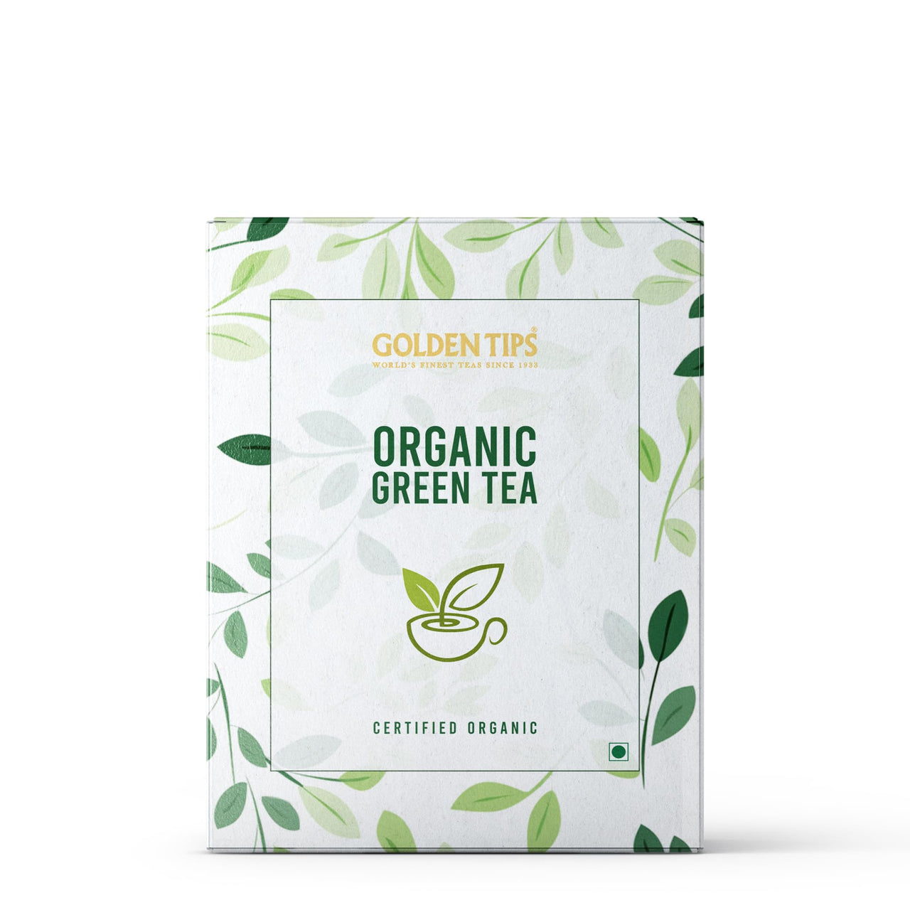 Golden Tips Organic Fine Darjeeling Green Tea, Pack of 2 (100 gm - 50 cups)