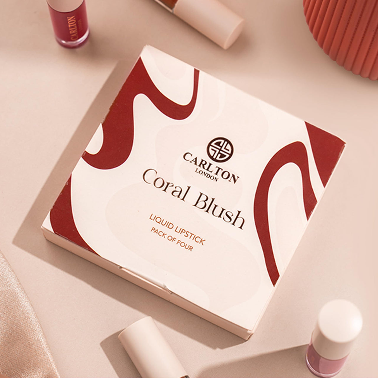 Carlton London Matte Liquid Lipstick Smudge-Proof | Long Lasting |Highly Pigmented |Makeup Gift Set - 4 CLGCBL4_1.7ml