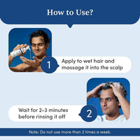 Man Matters Anti Dandruff Shampoo | Aloe Vera & Oat Extract | Fights Dandruff & Reduces Flaking (Visible Results) | Sulphate & Paraben Free | 200ml