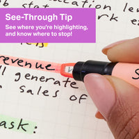 SHARPIE Highlighter, Clear View Highlighter with See-Through Chisel Tip, Tank Highlighter, Assorted, 12 Count 12 Count Assorted