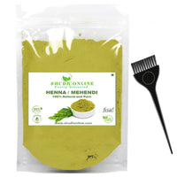 Shudh Online Organic Henna Powder for Hair Growth (500 Grams), Herbal Mehandi, Hena Powder for Hair, Mehendi, Natural black dye - Mehndi Hina - Rajasthani Mehandi for Women