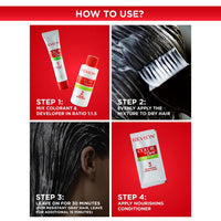 REVLON Color 'n Care NOURISHING PERMANENT HAIR COLOR - 5.32 Caramel Brown - Has essentials oils of Coconut Argan, Sunflower & Jojoba oil, along with shea butter