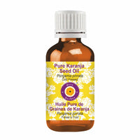 Deve Herbes Pure Karanja Seed Oil (Pongamia pinnata) Natural Therapeutic Grade Cold Pressed 50ml