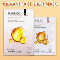 O3+ Facialist Radiant Face Sheet Mask for Oxygenates and tightens pores to reduce uneven skin tone (30g)