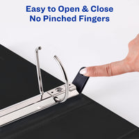 Avery Heavy-Duty View 3 Ring Binder, 3 Inch One Touch Slant Rings, 3.5