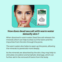 INDUS VALLEY Bio Organic 100% Natural Dead Sea Salt for Skin Healing and Hydration - (250g)