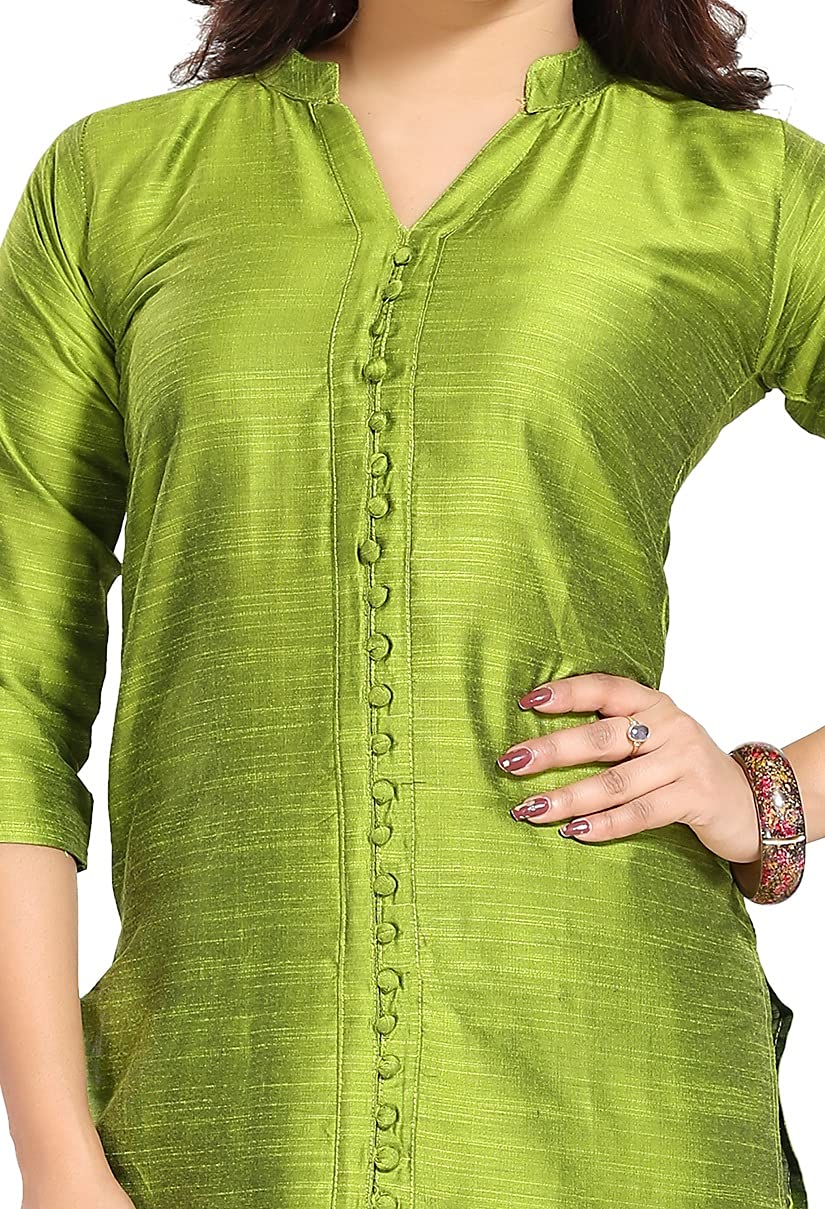 DREAM & DZIRE Women's  Silk Straight Kurti for All