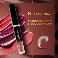 FACESCANADA Comfy Matte Wow Liquid Lipstick - Choco Couture 01, 3.8Ml | One Swipe Application | Highly Pigmented | Comfortable Wear | Glides Smoothly | Long Lasting | Transferproof
