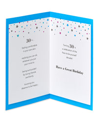 American Greetings 30th Birthday Card (Balloon)