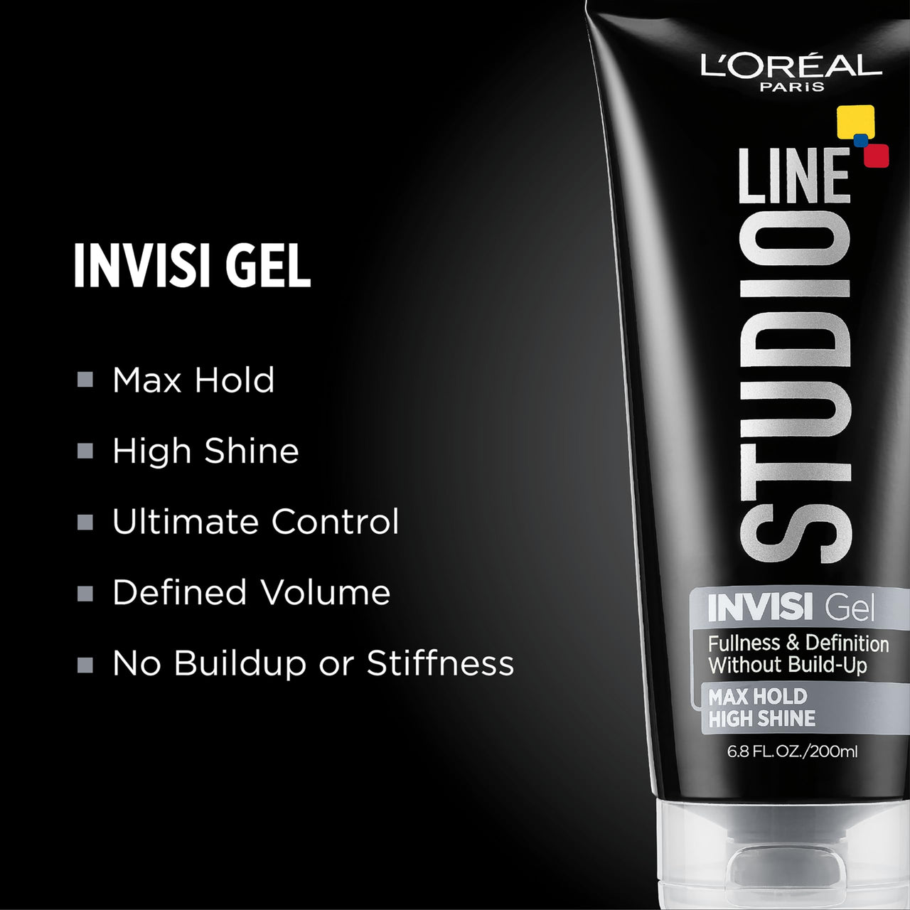 Studio L'Oreal Paris Line Extreme Hold Above It All Invisi Gel, 6.8 Oz.