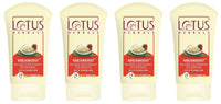 Lotus Herbals Shea Butter and Real Strawberry 24 Hour Moisturiser Cream (60g) x Pack of 4