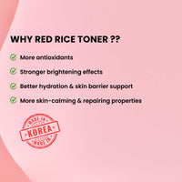 Mirabelle Korea Hong Ssal Red Rice Refresh Water Toner 150 ml | Tightens Pores & Moisturize | Women & Men | Korean Skincare