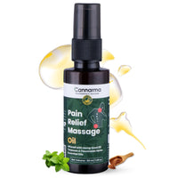 Cannarma Hemp Pain Relief Massage oil - 50 ml | Ayurvedic Pain Relief Oil for Muscle Stiffness and Sports Injuries, Helps in Arthritis pain, Muscle pain, Joint pain, Knee pain, Back pain | Chemical-Free Formula for Pain care with Hemp seed oil & Ayurvedic