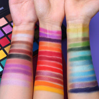 URBANMAC Spotlight Eyeshadow Palette, Professional 40 Color Eye Shadow Matte Shimmer Makeup Pallet Highly Pigmented Colorful Powder Long Lasting Waterproof Eye Shadow - Multicolor