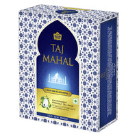 Taj Mahal Tea Bags 100 pcs, Rich and Flavourful Chai - Premium Blend of Powdered Fresh Loose Tea Leaves Flavour : orange