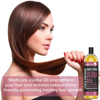 WishCare Pure Cold Pressed Natural Unrefined Jojoba Oil - Moisturizer For Skin, Hair and Nails, 100 ml (Pack of 2)
