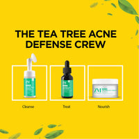 ZM Zayn & Myza Tea Tree Night Cream With Salicylic Acid | Reduces Acne & Pimples | Moisturizing cream For Oil Control | Unclogs Pores & Reduces Dark Spots | Cream For Oily & Acne Prone Skin - 50 g