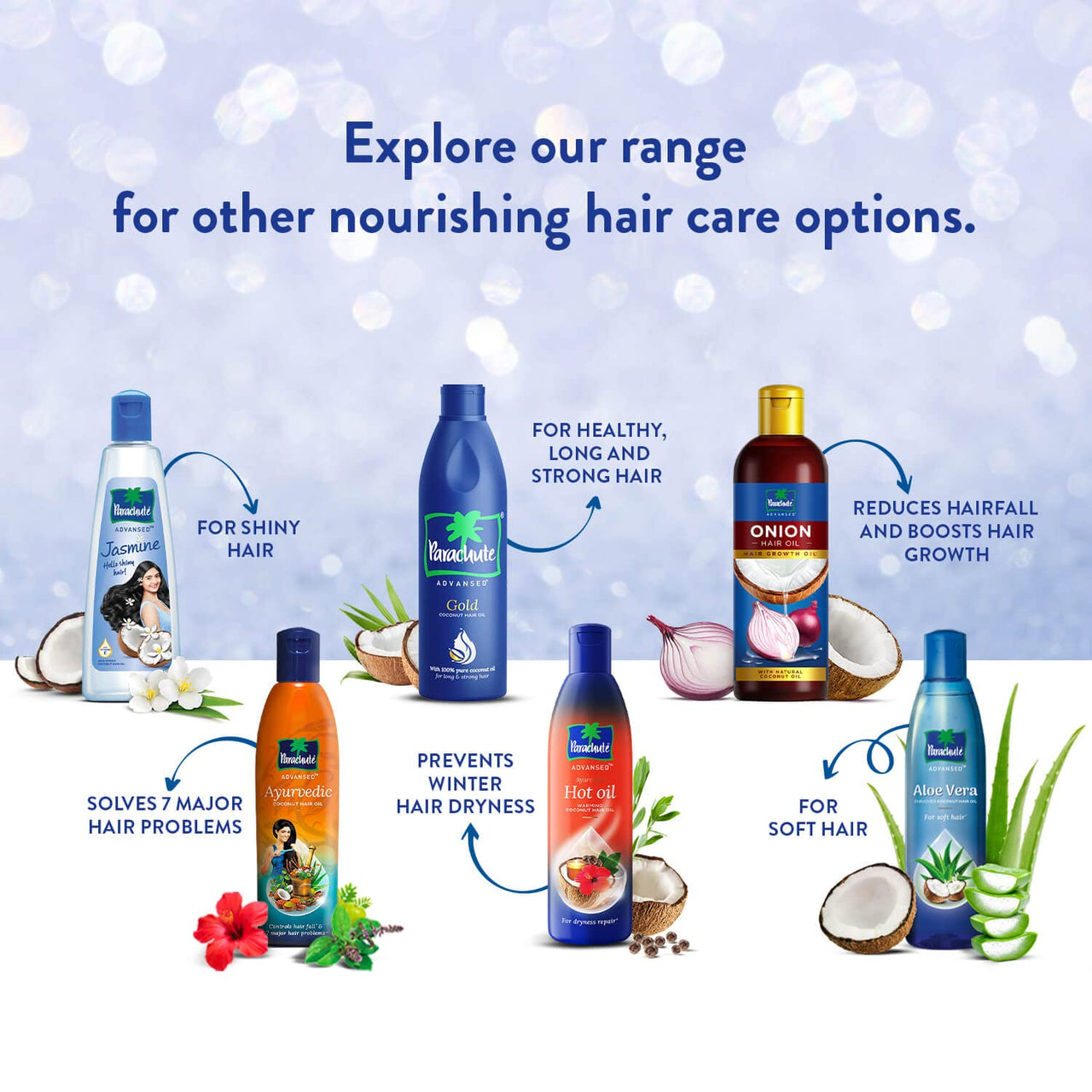 Parachute Advansed Jasmine Coconut Hair Oil, 500 ml