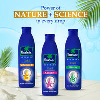 Parachute Advansed Gold Keratin Coconut Hair Oil | Thick & Smooth Hair| No Paraben or Silicone | 300ml